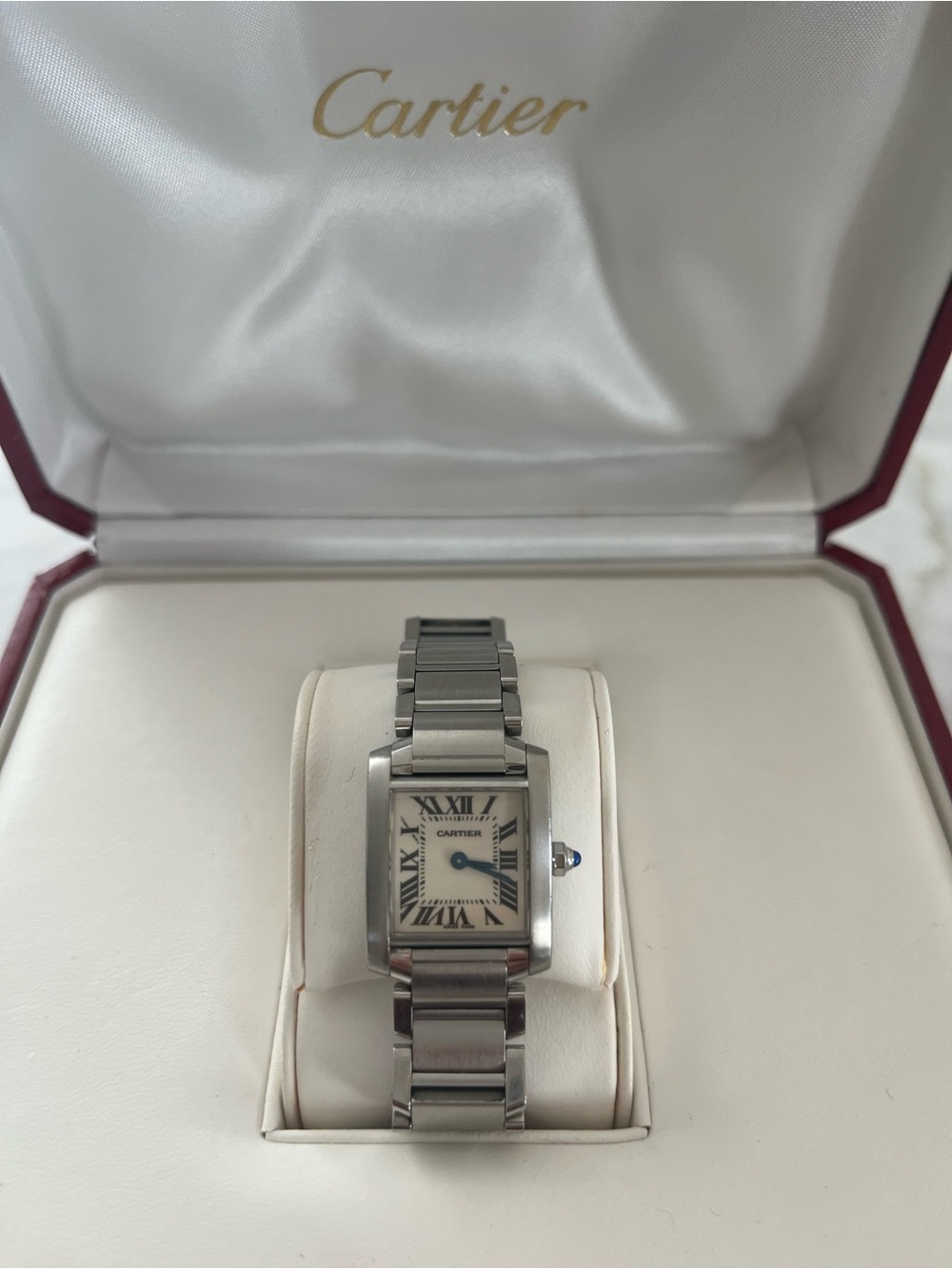 Cartier Women’s Tank Francaise 20mm Quartz Stainless Steel Watch